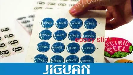 Custom High Quality Domed Epoxy Resin 3m Adhesive Label Sticker