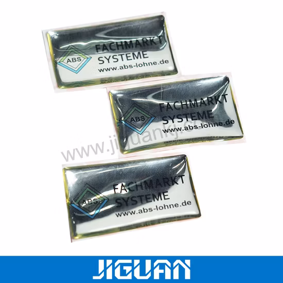 Custom High Quality Domed Epoxy Resin 3m Adhesive Label Sticker