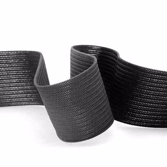 Customized Logo 38mm Polyester Strap Elastic Band Woven Printed Webbing