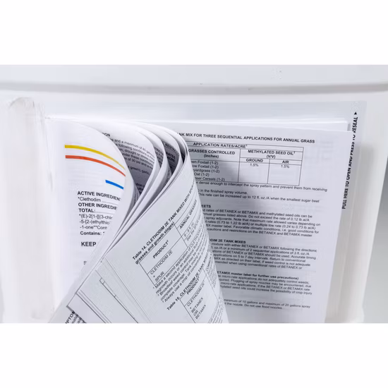 Étiquette auto-adhésive imprimée d'instructions de livret de brochure de pli multicouche